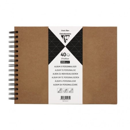 Pollen by Clairefontaine Carnet kraft 270 x 200 mm