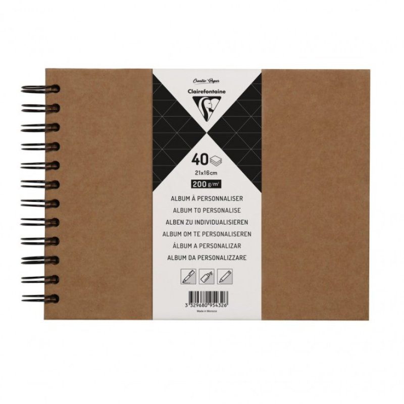 Clairefontaine 95432C bloc-notes 40 feuilles Marron