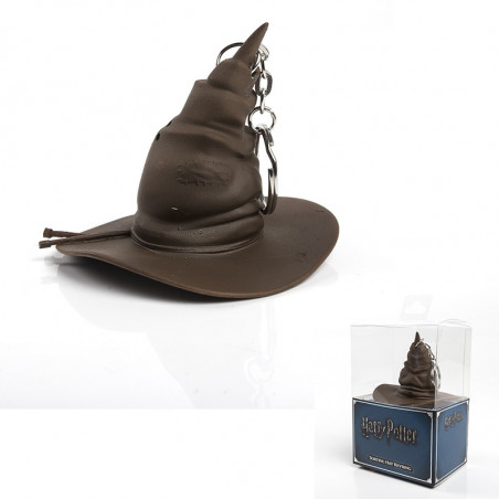 HARRY POTTER - Porte-clé Choixpeau Magique 3D & Sonore - 6cm