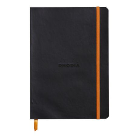 Rhodia 117402C bloc-notes A5 80 feuilles Noir