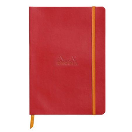 Rhodia 117413C bloc-notes A5 80 feuilles Rouge