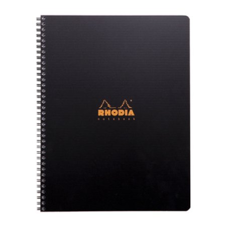 Rhodia 119901C writing notebook A4 80 sheets Black