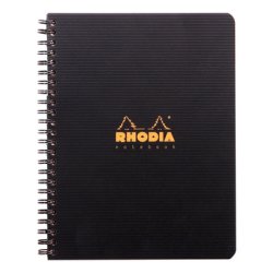 Rhodia 119910C bloc-notes A5 80 feuilles Noir