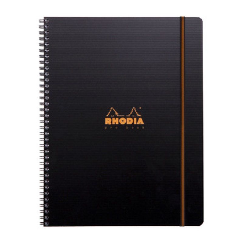 Rhodia 119930C writing notebook A4 80 sheets Black