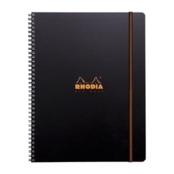 Rhodia 119931C writing notebook A4 80 sheets Black