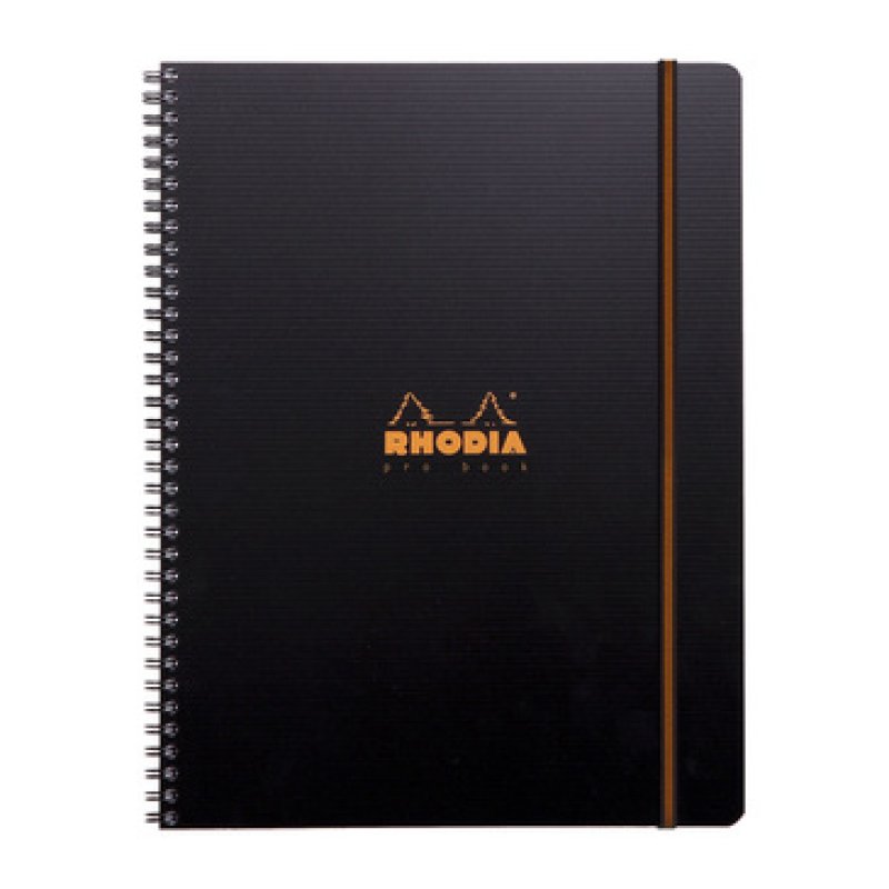 Rhodia 119931C bloc-notes A4 80 feuilles Noir