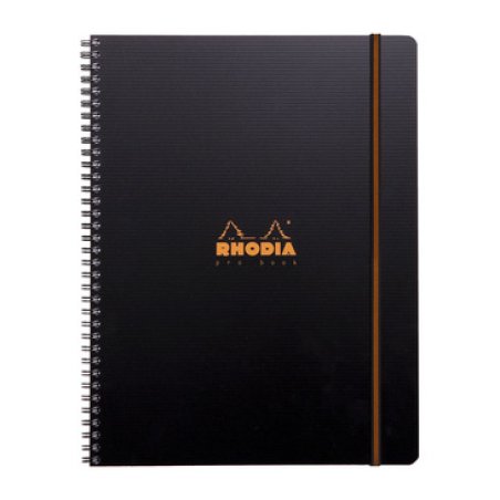 Rhodia 119931C writing notebook A4 80 sheets Black