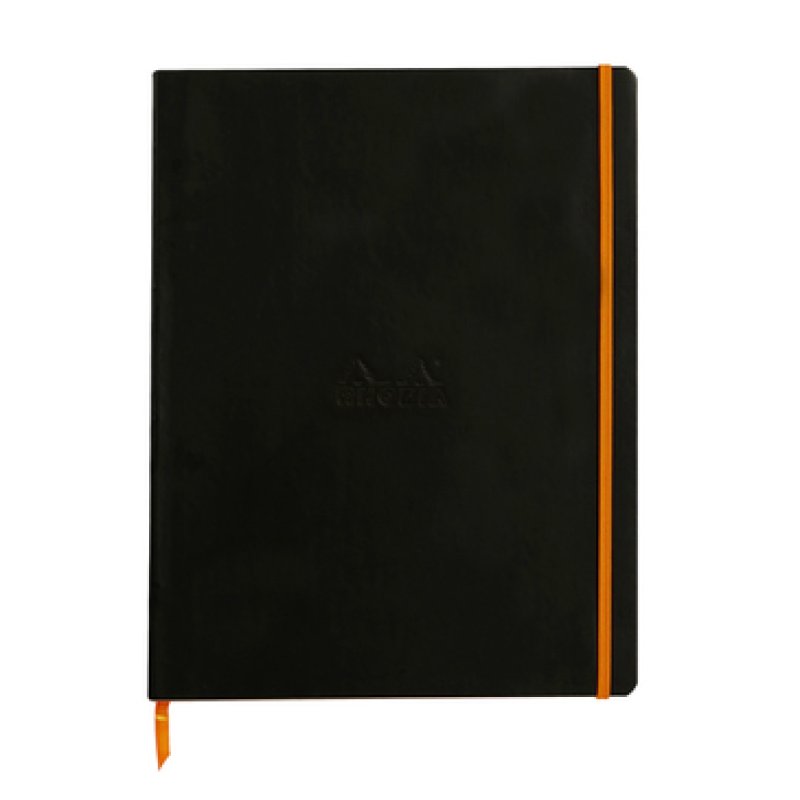 Rhodia 117702C writing notebook A4 80 sheets Black