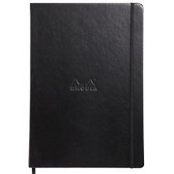 RHODIA Carnet de notes "Webnotebook", A5, dot, noir