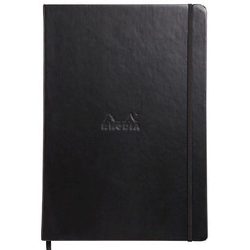 RHODIA Carnet de notes "Webnotebook", A5, dot, noir