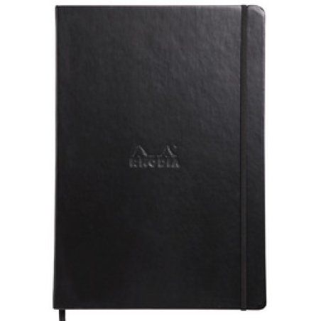 RHODIA Carnet de notes "Webnotebook", A5, dot, noir