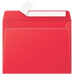 Pollen by Clairefontaine Enveloppes C5, rouge groseille