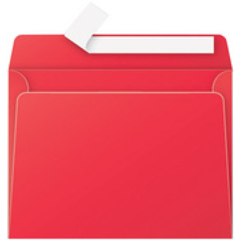Pollen by Clairefontaine Enveloppes C5, rouge groseille