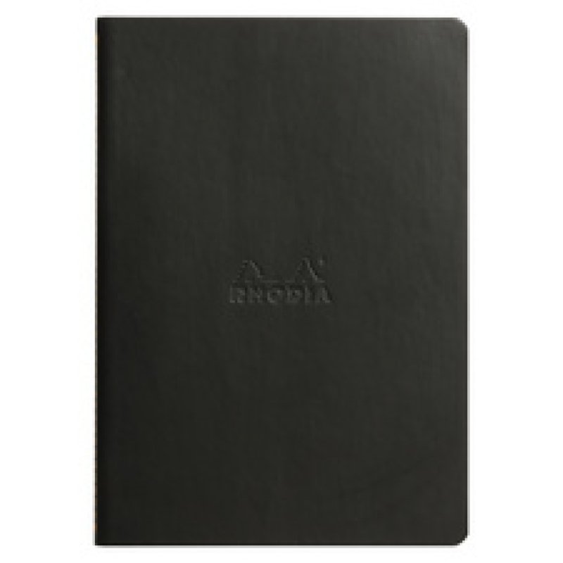 RHODIA Carnet piqûre textile RHODIARAMA, A5, ligné