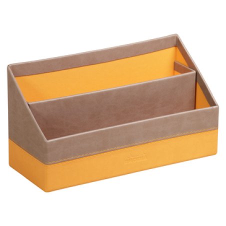 Rhodia 318844C Support pour enveloppe Taupe, Orange