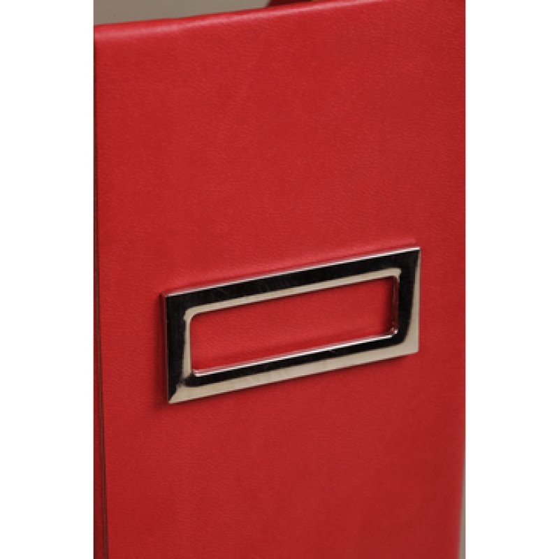 Rhodia 318933C magazine rack Faux leather Orange, Red