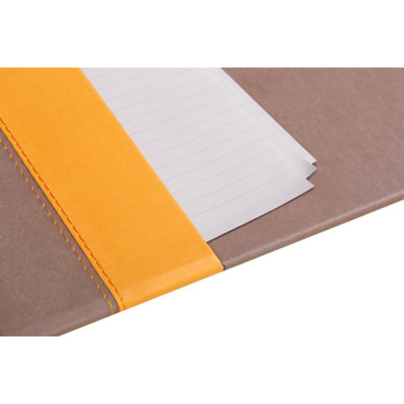 Rhodia 318803C sous-mains Simili-cuir Chocolat