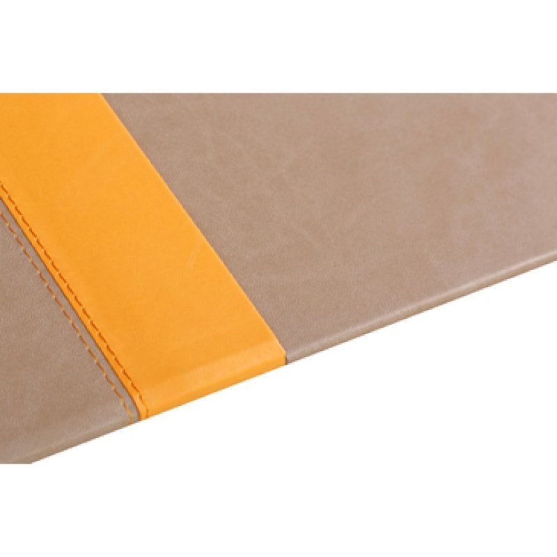 Rhodia 318804C sous-mains Simili-cuir Taupe