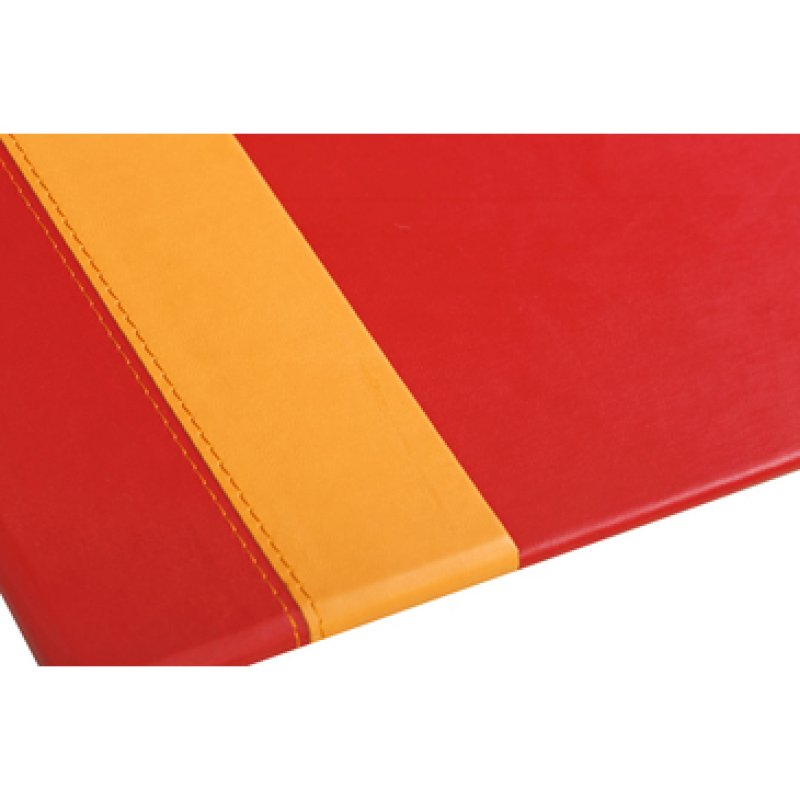 Rhodia 318903C sous-mains Simili-cuir Rouge, Jaune