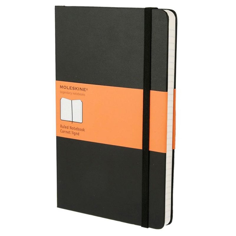 Moleskine Classic writing notebook A5 240 sheets Black
