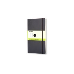 Moleskine QP613 bloc-notes 192 feuilles Noir