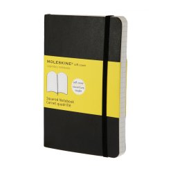 Moleskine 40122 bloc-notes 192 feuilles Noir
