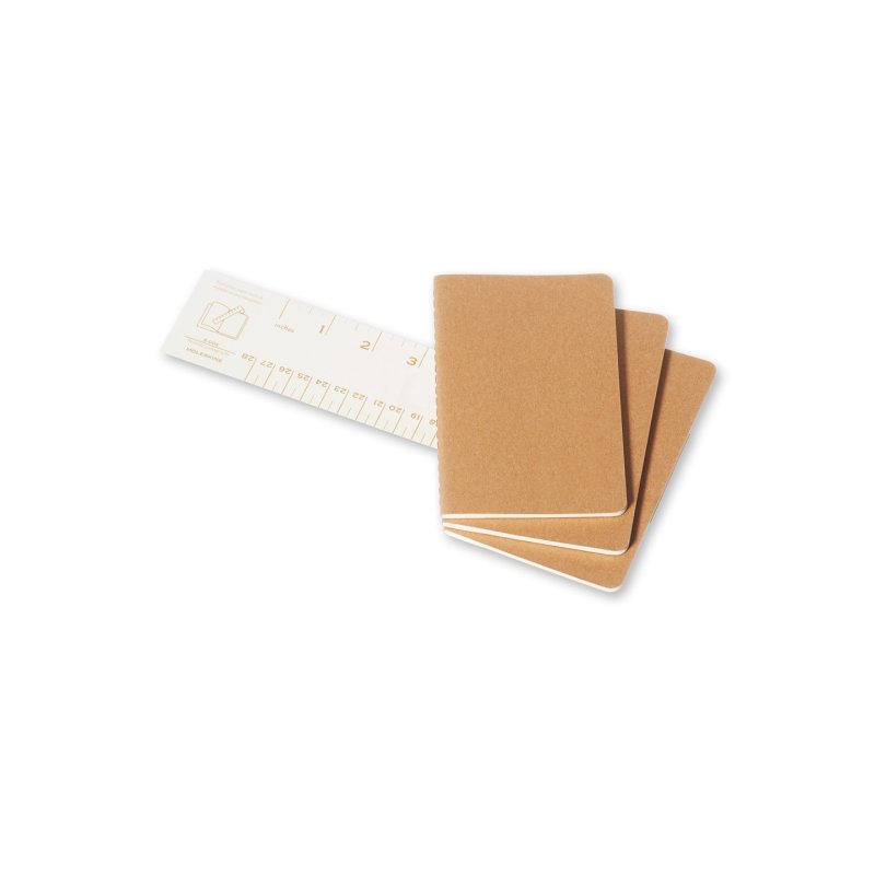 MOLESKINE Cahier, P/A6, ligné, carton, marron