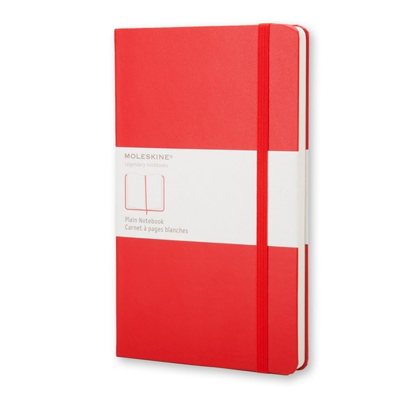 Moleskine Classic writing notebook 240 sheets Red
