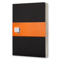 Moleskine Cahier writing notebook 120 sheets Black