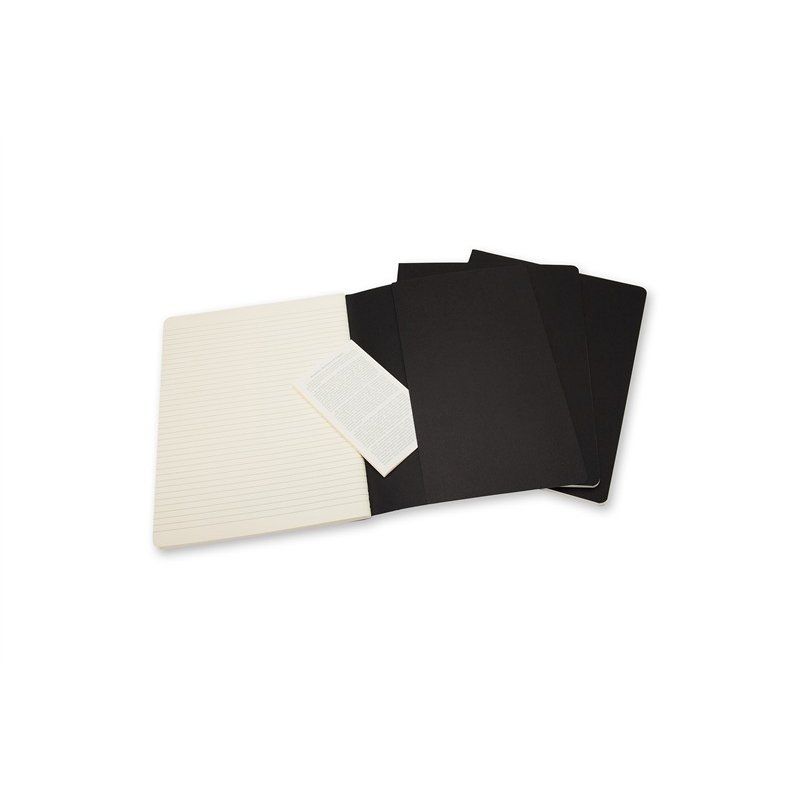 Moleskine Cahier writing notebook 120 sheets Black