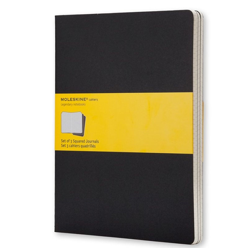 Moleskine Cahier bloc-notes 120 feuilles Noir