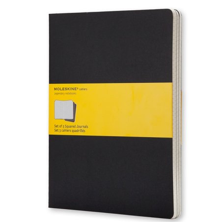 Moleskine Cahier bloc-notes 120 feuilles Noir