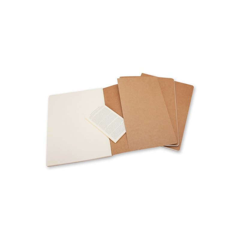 Moleskine Cahier bloc-notes 120 feuilles Beige
