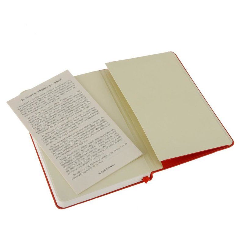 Moleskine Classic writing notebook 240 sheets Red