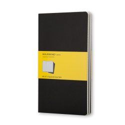 Moleskine Cahier writing notebook 80 sheets Black