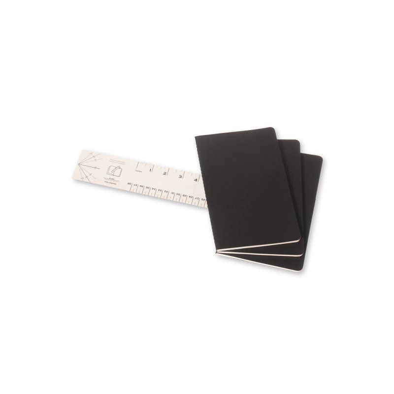Moleskine Cahier bloc-notes 80 feuilles Noir