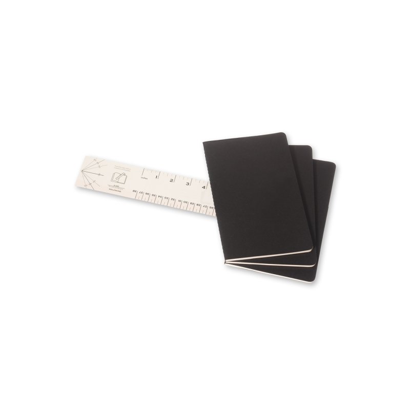 Moleskine Cahier writing notebook 80 sheets Black