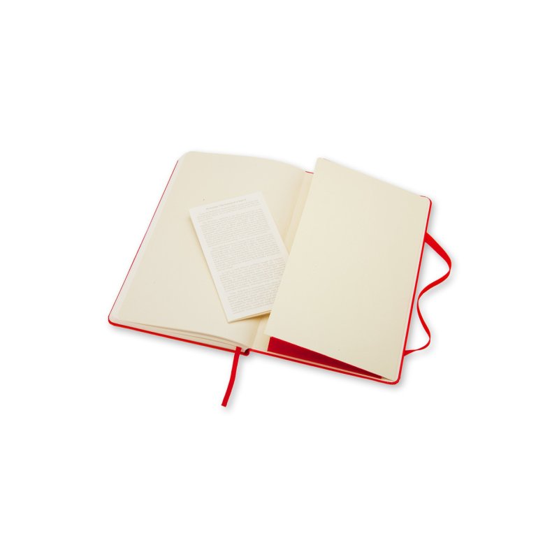 Moleskine Classic writing notebook 192 sheets Red