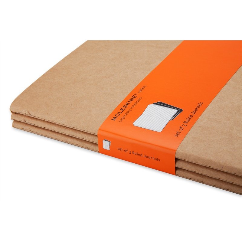 Moleskine Cahier bloc-notes 120 feuilles Marron