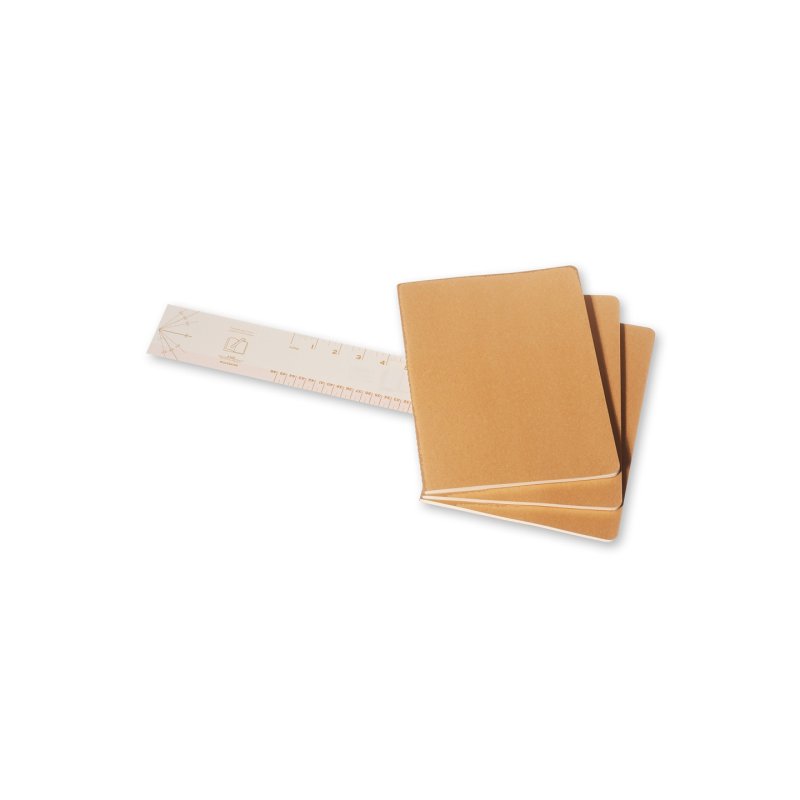 Moleskine Cahier bloc-notes 120 feuilles Marron