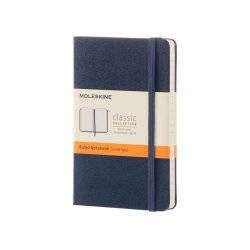 MOLESKINE Carnet rigide, P/A6, ligné, bleu
