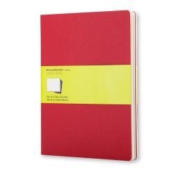 MOLESKINE Cahier, XL, uni, carton, rouge