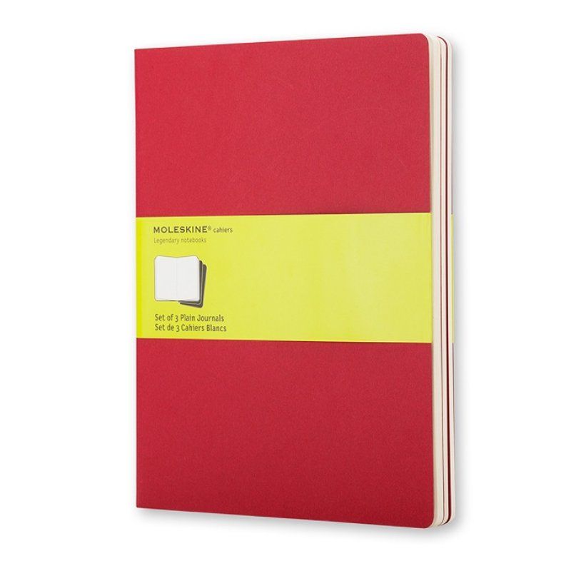 MOLESKINE Cahier, XL, uni, carton, rouge