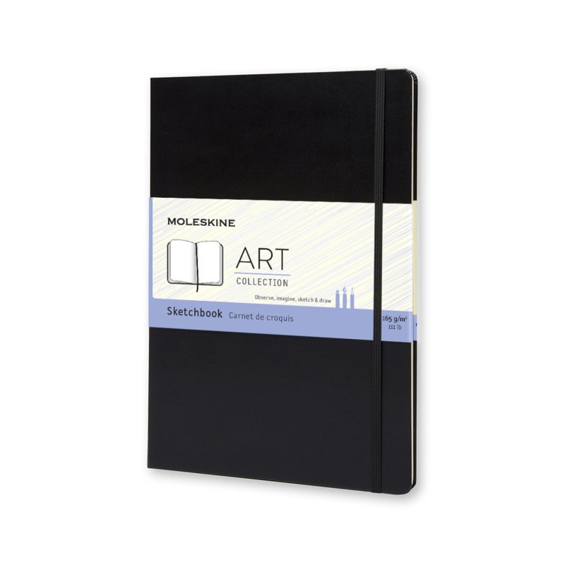 MOLESKINE Carnet de croquis, XL, 165 g/m2, rigide, noir