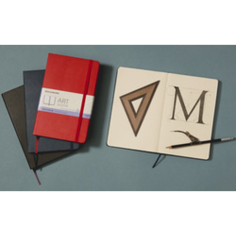 MOLESKINE Carnet de croquis, L/A5, 165 g/m2, rigide, rouge