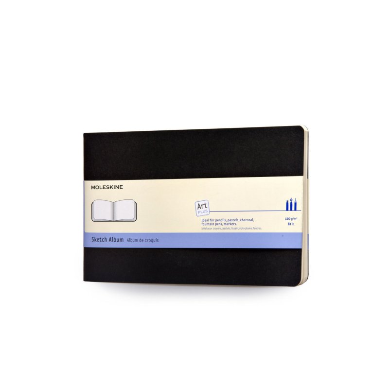 MOLESKINE Album de croquis, L/A5, 120 g/m2, carton, noir