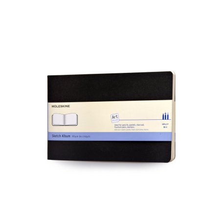 Moleskine Art bloc-notes 88 feuilles Noir
