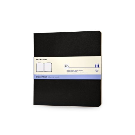 Moleskine Art writing notebook 88 sheets Black