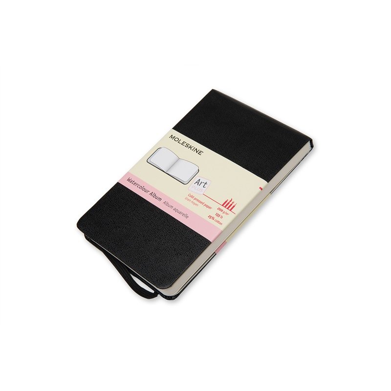 MOLESKINE Album aquarelle, P/A6, 200g/m2, noir