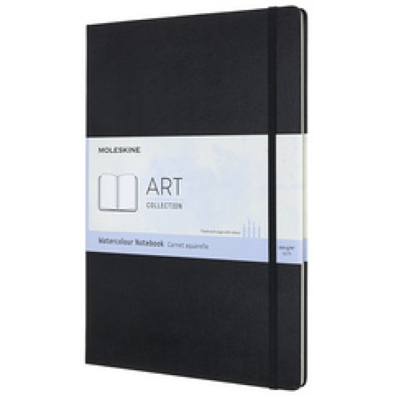 MOLESKINE Carnet aquarelle, P/A6, 200g/m2, noir